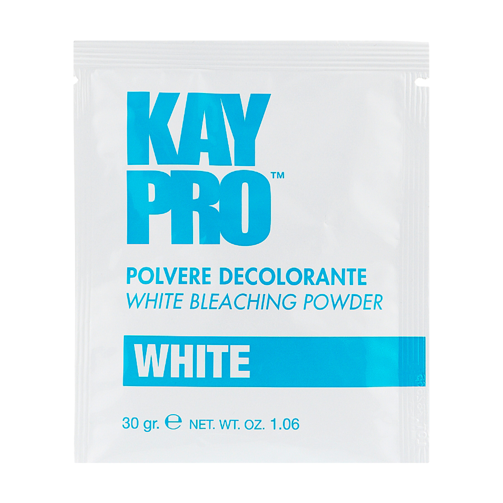 Освітлювальна пудра для волосся KayPro Bleach Powder White, 30 г (саше)
