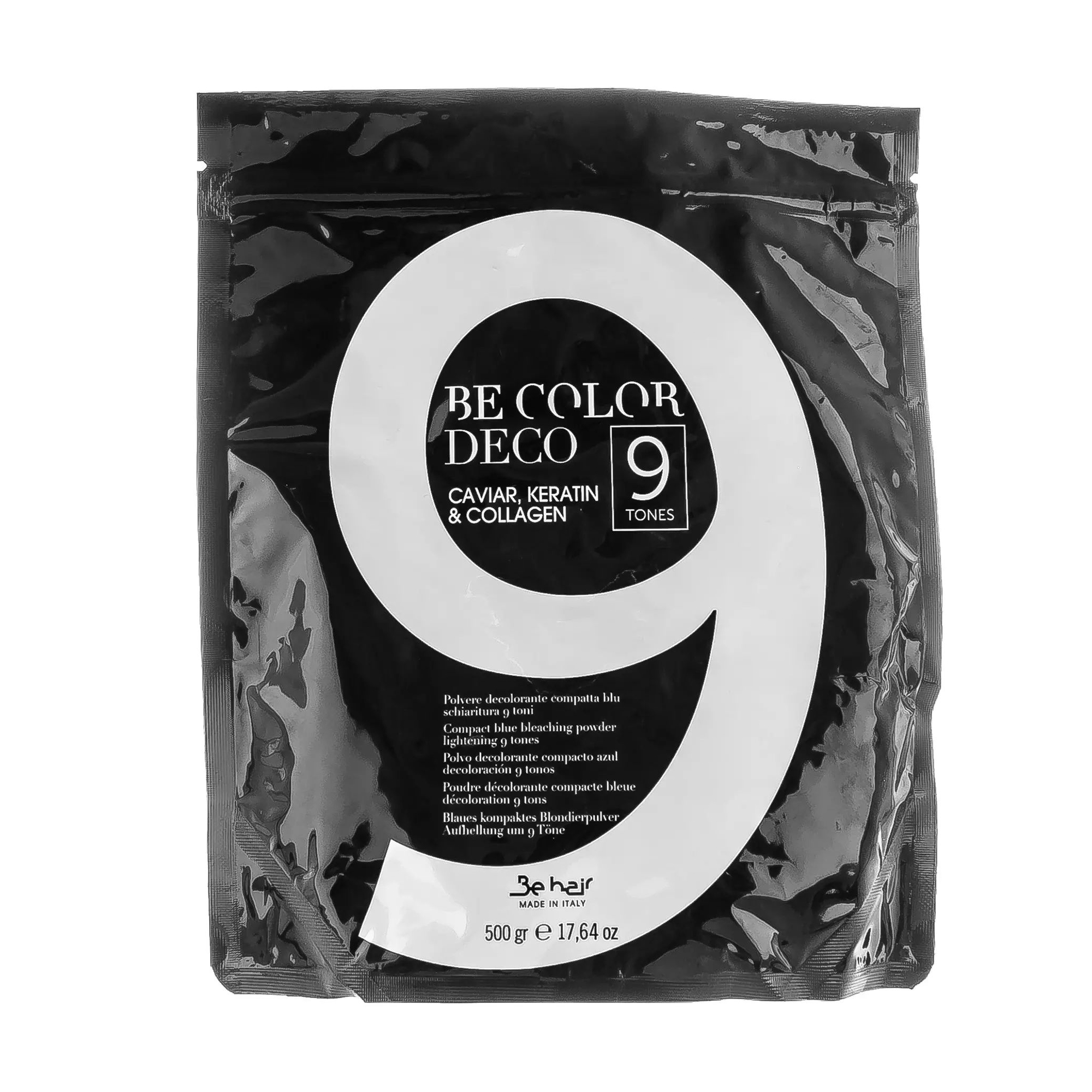 Пудра для освітлення волосся Be Hair Be Color Deco 9 Tones з капсульованим аміаком, 500 г
